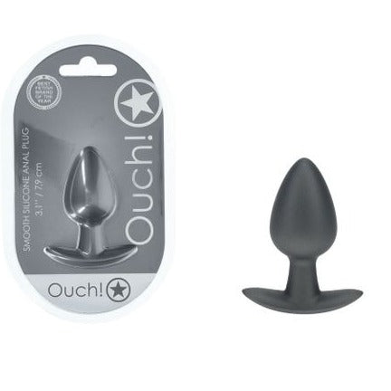OUCH! Anal Plug -  Gun Metal