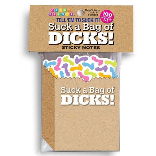 Suck A Bag Of Dicks! Sticky Notes