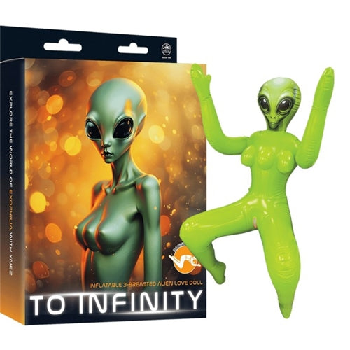 To Infinity Inflatable 3 Breasted Alien Love Doll