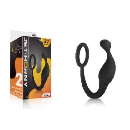 JET HORNY SILICONE PROSTATE PLUG -MEDIUM