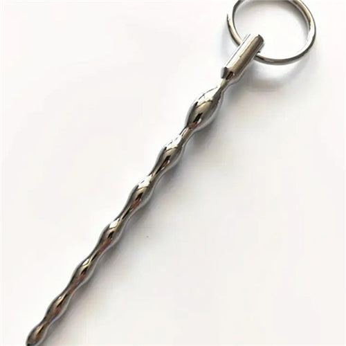 Stainless Steel Urethral Plug Ring with Patterns