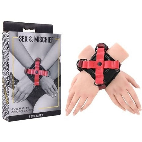 S&M Exs & Ohs Cross Cuffs