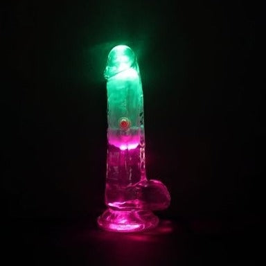 REALROCK With Balls Wireless Rechargeable LED Vibrating Dong