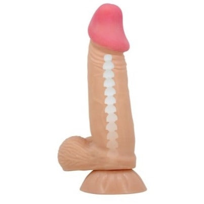 Pretty Love Duvall Lifelike Sliding Skin 7.6 Bendable Dildo Flesh