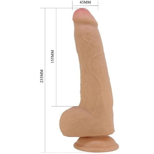 Pretty Love Draco Sliding Skin 9.2' Dildo
