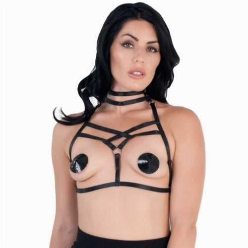 Love in Leather Bra Harness