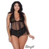 Dreamgirl Babydoll & Panty - Midnight