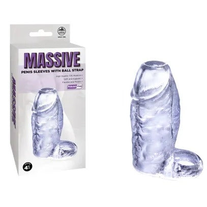 Massive Penis Sleeve with Ball Strap