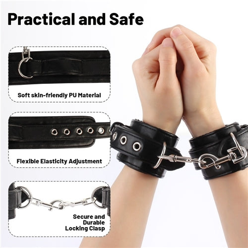 Noir -Wrist Cuffs