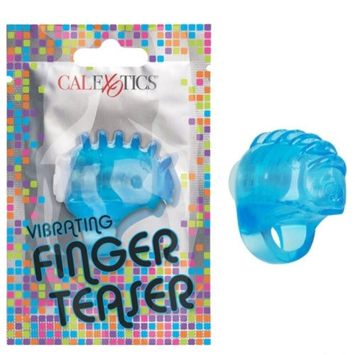Foil Pack Vibrating Finger Teaser - Blue