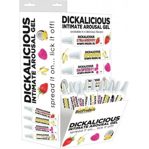 Dickalicious Intimate Arousal Gel - 2ml Assorted Flavours