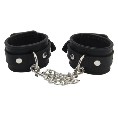 Love In Leather Silicone Wrist Restraints