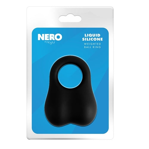 Nero by Playful - Liquid Silicone Weighted Ball Ring