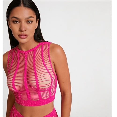 Rhinestone Two Piece Set