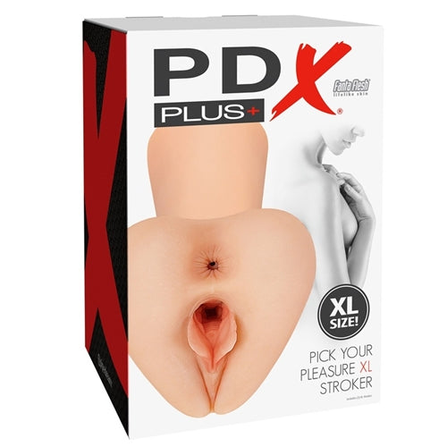 PDX Plus Pick Your Pleasure Stroker XL - Light