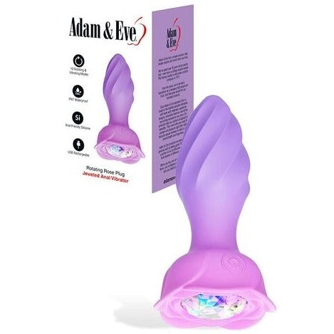 Adam & Eve ROTATING ROSE PLUG