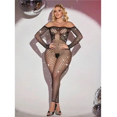 JCW 7244 Diamante Outfit Black