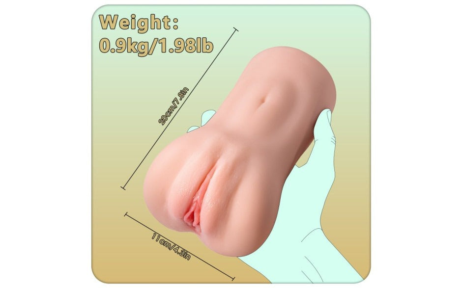 Elaine Realistic Vibrating Sucking Vaginal Masturbator