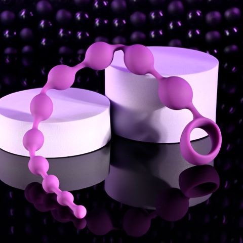 Selopa BEADED ADVENTURE Purple 35.5 cm Anal Beads