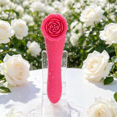 Maia ROZA Dual Motor Rose Vibrator - Pink