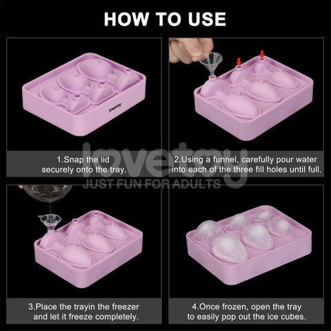 Jokes & Parties Butt Plug Silicone Ice Tray