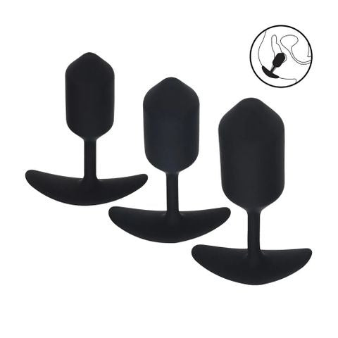 LEVELZ Silicone Weighted Anal Plug Training Set