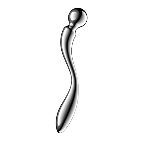 Satisfyer Star Force 2 - Chrome Steel 22cm Dildo