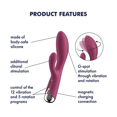 Satisfyer Spinning Rabbit - Red