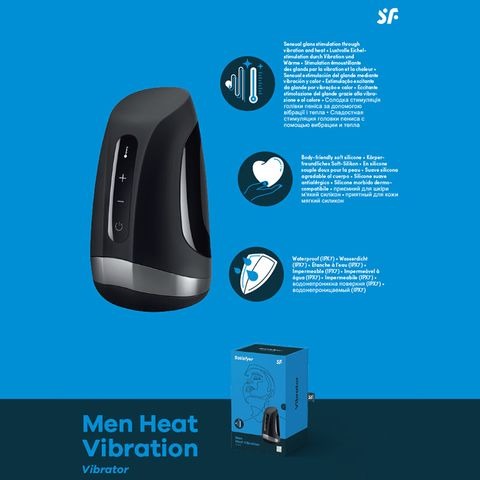 Satisfyer Men Heat Vibration - Masturbator