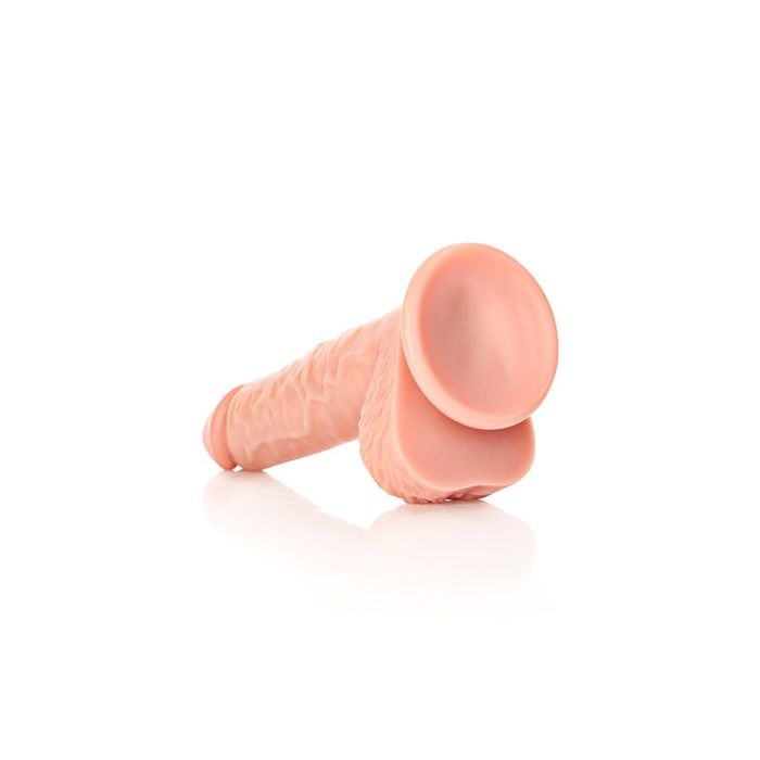 RealRock Straight Dildo 8" Flesh
