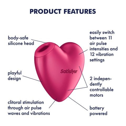 Satisfyer Cutie Heart - Battery Operated