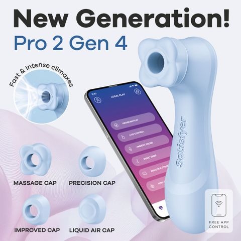 Satisfyer Pro 2 Generation 4 - Serene Blue