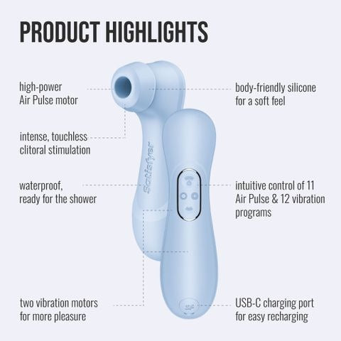 Satisfyer Pro 2 Generation 4 - Serene Blue