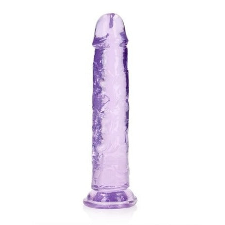 REALROCK 9" Crystal Clear Straight Dildo No Balls