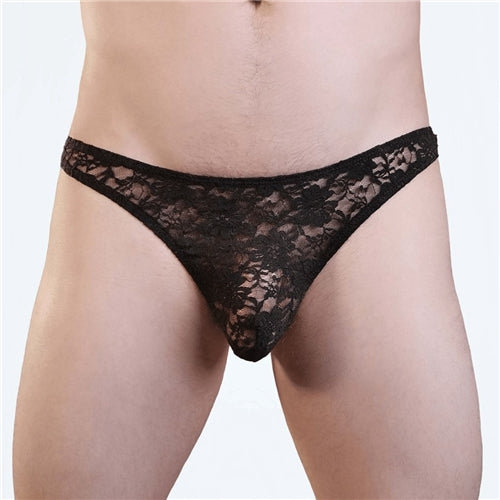 Mens Lace Thong