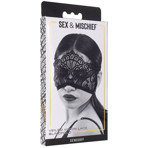 Sex and Mischief Veiled Vision Lace Blindfold