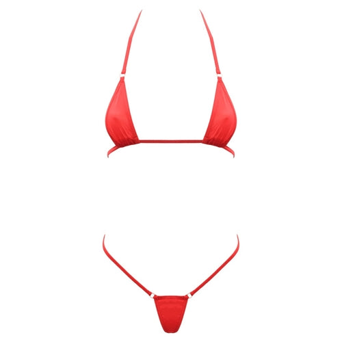 Love In Leather Micro Bikini