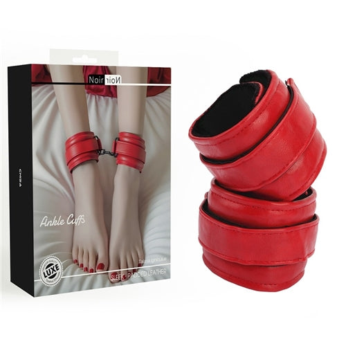 Noir Ankle Cuffs – Red