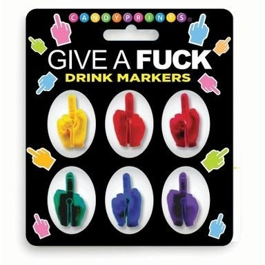 Give A Fuck Drink Markers