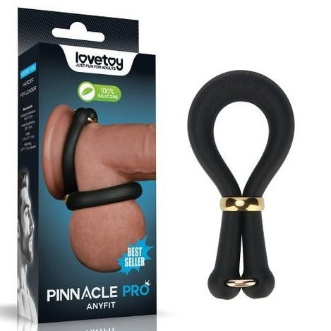 Pinnacle Pro Anyfit Stretcher - Black Adjustable Cock Ring