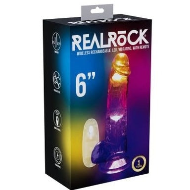REALROCK With Balls Wireless Rechargeable LED Vibrating Dong