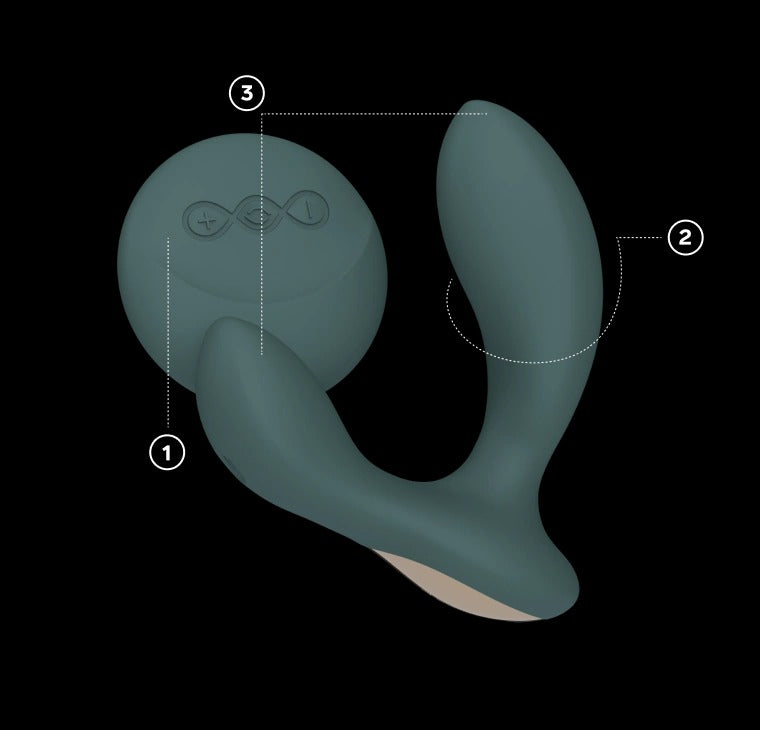 Lelo - HUGO 2 Remote Green