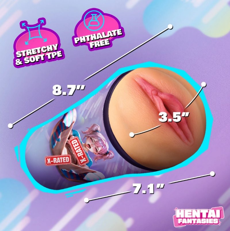 Hentai Fantasies Haruka the Gamer Girl Pussy Masturbator