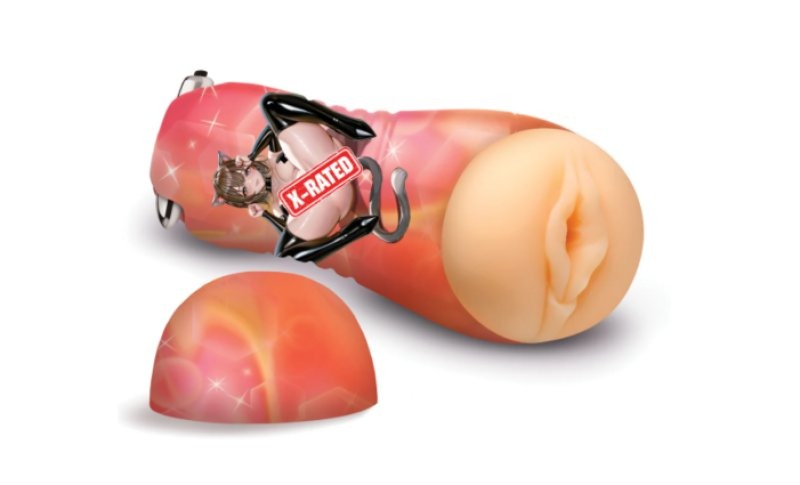 Hentai Fantasies Mochi the Cat Girl Vibrating Pussy Stroker