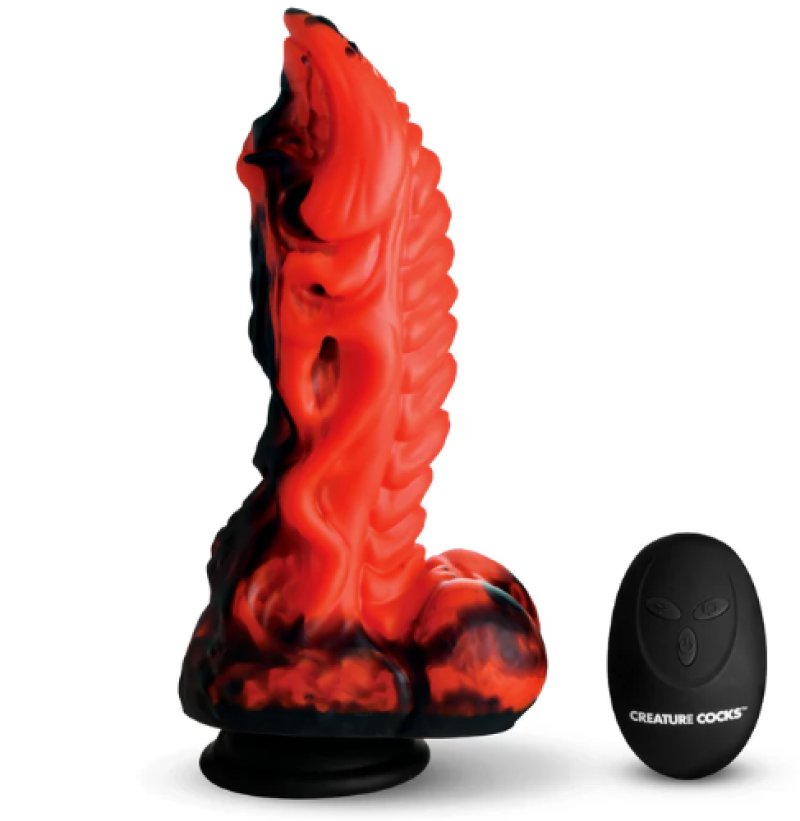 Creature Cocks Dragon Thrust Thrusting & Vibrating Silicone Dildo