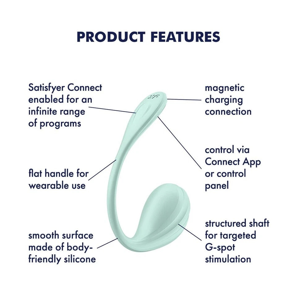 Satisfyer Smooth Petal App Control - Mint