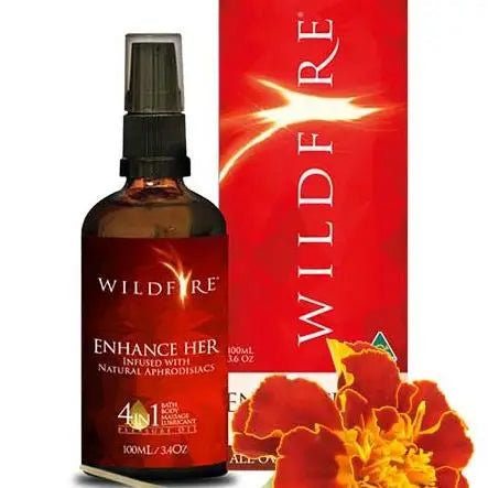 image of wild fire massage oil bottle