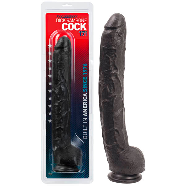 Dick Rambone Cock - Black 43 cm (17'') Dong