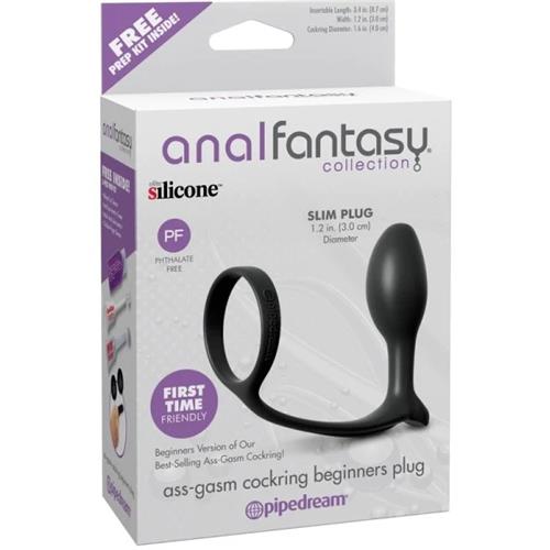 ass-gasm cockring beginners plug - analfantasy