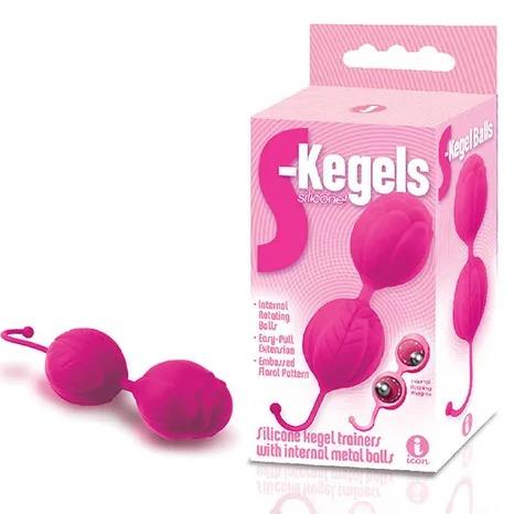 The 9’s S-Kegels Silicone Kegel Balls - PINK